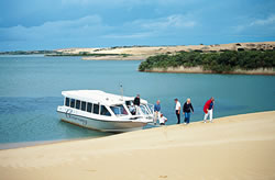 Surf and dunes of the Coorong