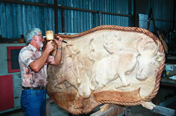 Carving a legend